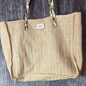 Victoria's Secret Tan Tote Bag with Structured Design